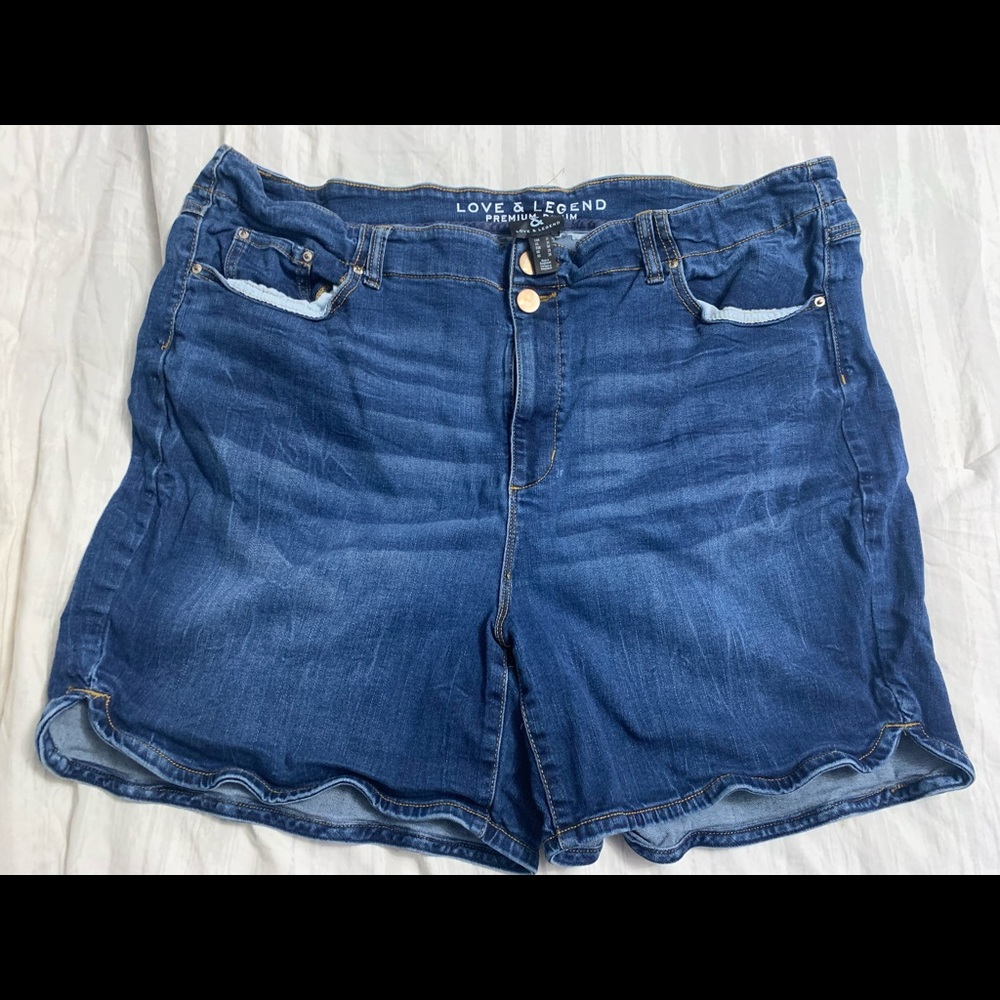 Denim shorts